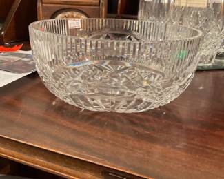 Cut crystal bowl $56 + tax