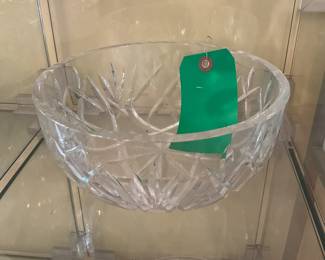 Cut crystal bowl