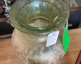 Spanish glass vase $36 + tax