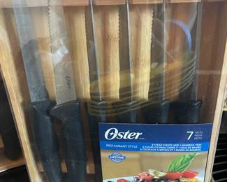 2 Brand New Oster Steak Knife sets