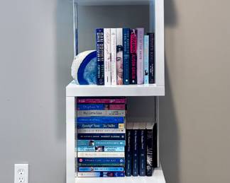 High Gloss White Bookshelf