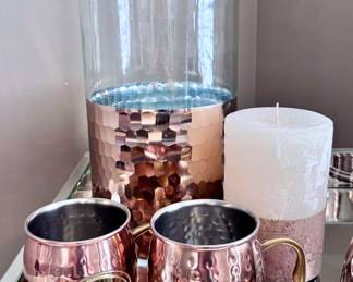 Moscow Mile Mugs and Candle Holders