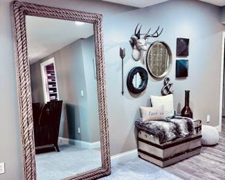 National Rope Floor Mirror, Trunk and Décor 