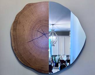 West Elm Tree Ring Mirror