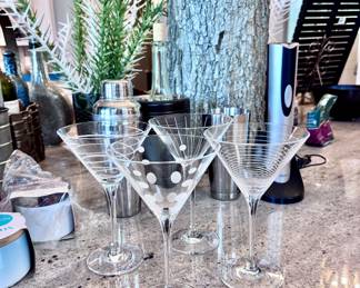 Mikasa Cheers Martini Glasses 