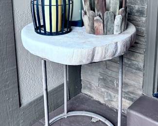 Indoor / Outdoor Table, Lanterns and Candle Holder