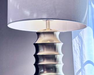  2 x Uttermost Corvair Scalloped Table Lamps