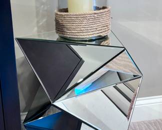 Mirrored Accent Table