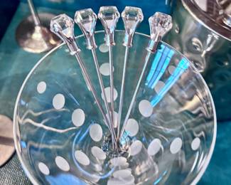 Cute Diamond Cocktail Sticks