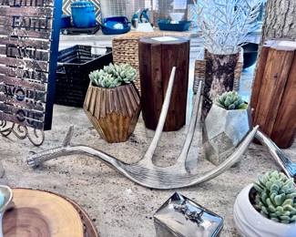 Silver Deer Antler and Home Décor 