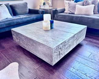 Z Gallerie Timber Coffee Table