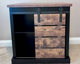 Farmhouse Sliding Door Cabinet