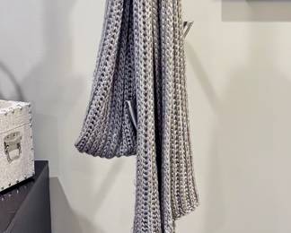 Silver Hall Tree / Coat Rack