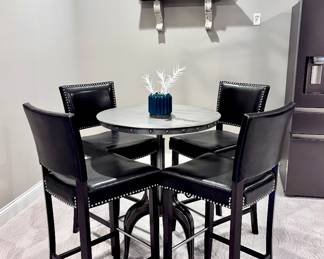 Bar Height Table and Chairs