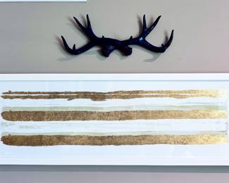 White and Gold Art