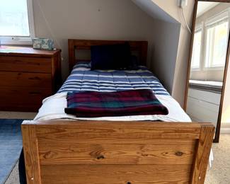 Wooden Twin Bed