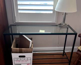 Console glass table