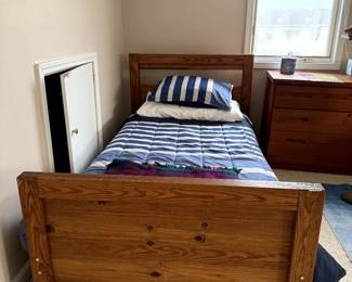 Wooden Twin Bed