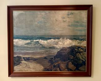Framed Art - "A Bit of the Cape" - Frederick J. Waugh