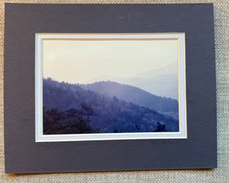 Matted Art - "Smoky Mountain Sunrise" - Ken Voorhis Photography