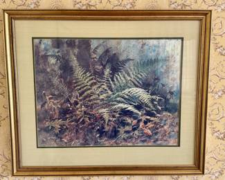 Matted and Framed Art - "Fern" - Jim Gray 122/1500