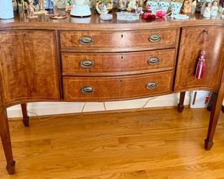 Wood Inlaid Sideboard