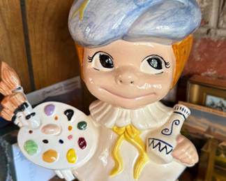 Atlantic Mold Smiley Girl - "To a Great Gal"