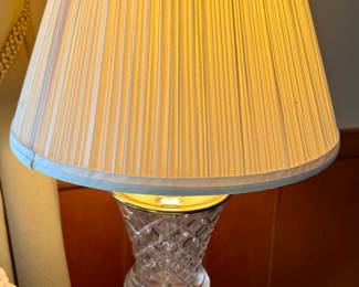 Cut Glass Table Lamp
