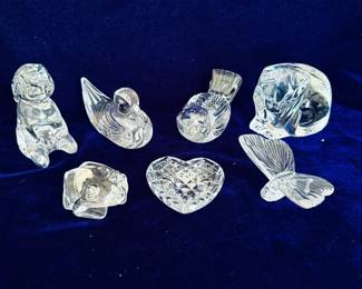 Waterford Glass Figurines 