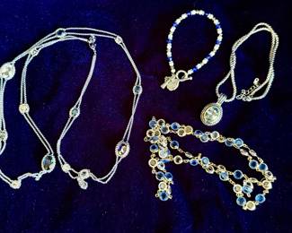 Assorted costume jewelry