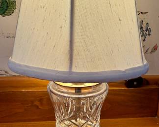 Cut Glass Table Lamp
