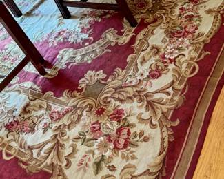 8x12' (approx) French Aubusson handwoven carpet