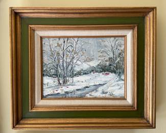 Framed Art - Winter Scene - Julia Schriver