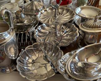 Silver Plate Serving Pieces 