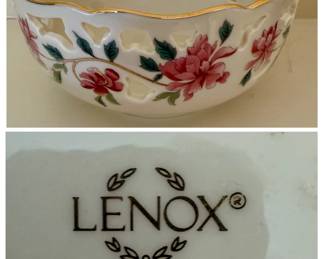 Lenox Barrington Pierced Porcelain Bowl 