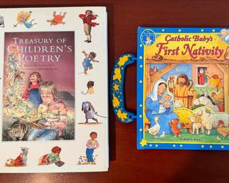 "Treasury of Children's Poetry" and "Catholic Baby's First Nativity" 