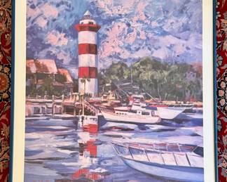 Framed Art - "Cheers to the Red, White, and Blue" - R. Bolton Smith 192/950 