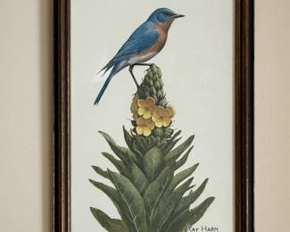 Framed Art - "Bluebird"- Ray Harm