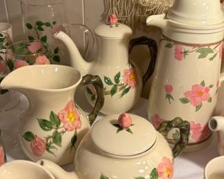 Franciscan Desert Rose Collection, tea pots, pitchers