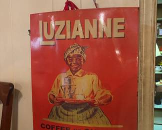 Luzianne Coffee and Chicory Metal sign
