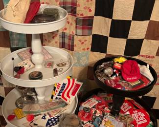 Pins, patches, watches