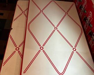 Enamel top expandable kitchen desk, circa 1930/40