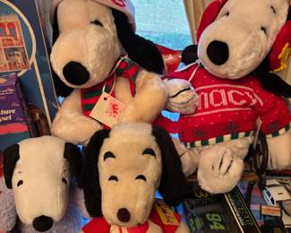 Vintage snoopy stuffed animals