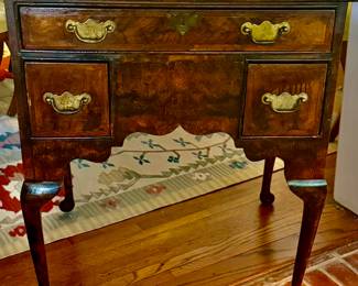 Late 1700s GEORGIAN FLAME MAHOGANY LOW BOY CHEST!!!