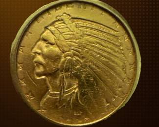EXTREMELY RARE USA Indian Head Half Eagle • 1910