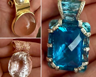 SPECIAL PRICING ON THESE CUSTOM PENDANTS IN 18K…stunning!