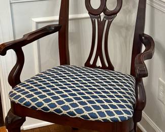 20th C Chippendale dining chairs