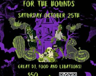 WE PROUDLY SUPPORT ALL 4s RESCUE LEAGUE! Join us for our Halloween Bash!