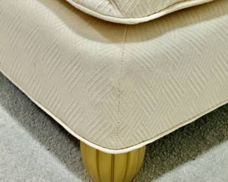 Gilt fluted wooden feet
