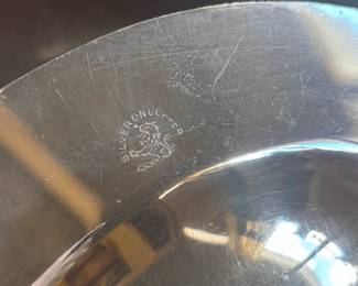 Silver on Copper Meat Platter